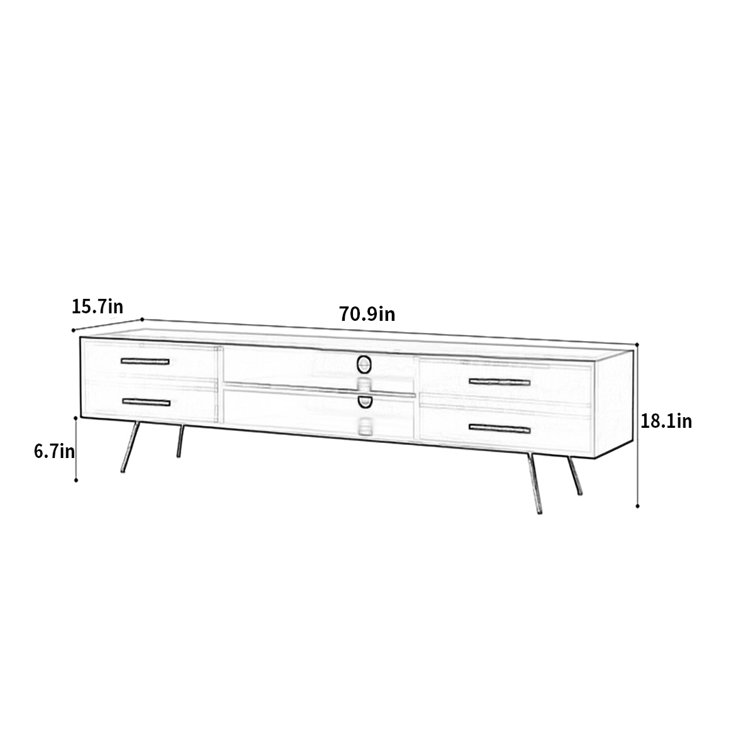 LORENZO 70.9'' Media Console Wayfair Canada